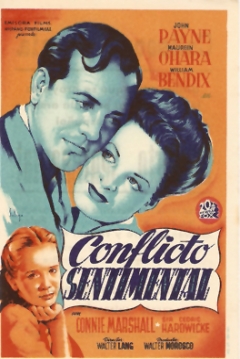 Poster Conflicto Sentimental