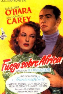 Poster Fuego sobre África