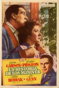 Poster La Historia de los Miniver