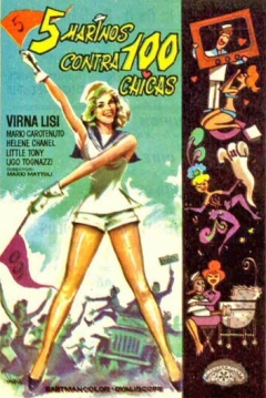 Poster 5 Marinos contra 100 Chicas (Cinco Marinos contra Cien Chicas)