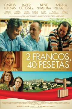 Poster 2 Francos, 40 Pesetas