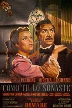 Poster Como Tú lo Soñaste