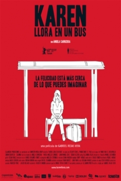 Poster Karen Llora en un Bus