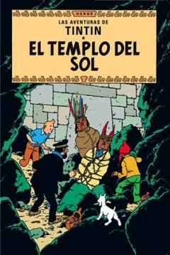 Poster Tintín en el Templo del Sol