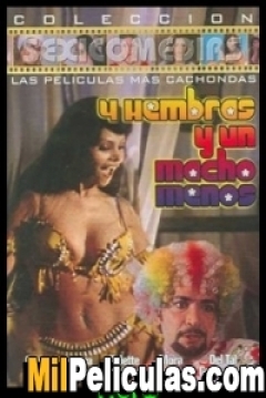 Poster 4 hembras y un macho menos
