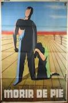 Poster Morir de pie
