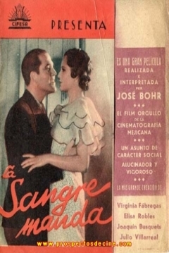 Poster La sangre manda