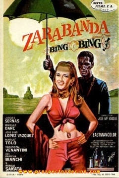 Poster La Muerte Viaja en Baul (Zarabanda Bing Bing)