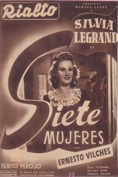 Poster Siete Mujeres