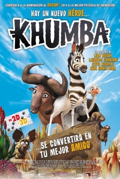 Poster Khumba, La Cebra sin Rayas