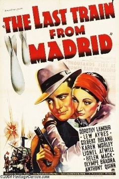 Poster The Last Train from Madrid