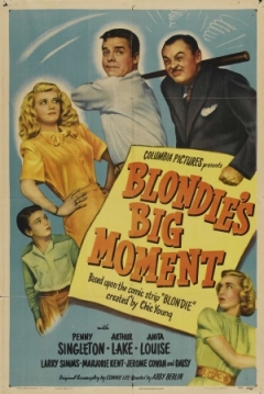 Poster Blondie's Big Moment