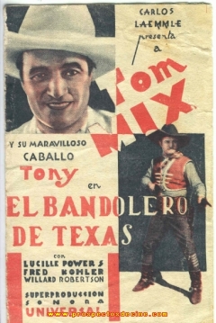 Poster El Bandolero de Texas