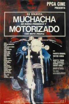 Poster Se solicita muchacha de buena presencia y motorizado con moto propia