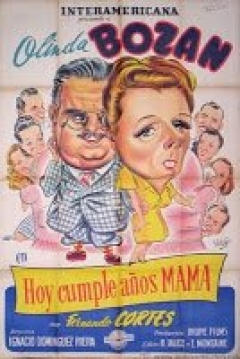 Poster Hoy Cumple Años Mamá
