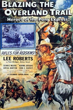 Poster Blazing the Overland Trail