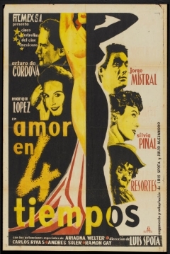 Poster Amor en cuatro tiempos