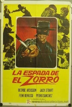 Poster La Espada del Zorro