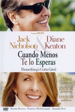 Poster Cuando Menos te lo Esperas... (Something's Gotta Give)