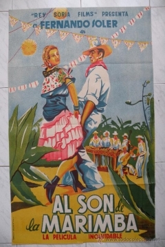 Poster Al son de la marimba