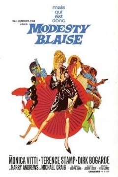 Poster Modesty Blaise, Superagente Femenino