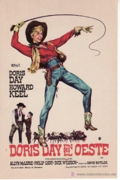 Poster Doris Day en el Oeste