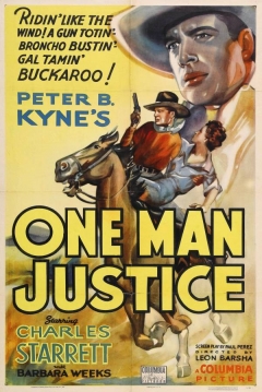 Poster One Man Justice