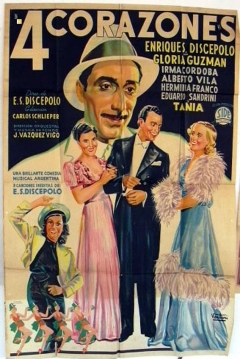 Poster Cuatro Corazones