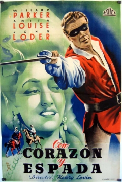Poster Con Corazón y Espada