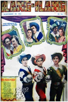 Poster Tres muskiteros
