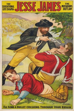 Poster Jesse James as the Outlaw