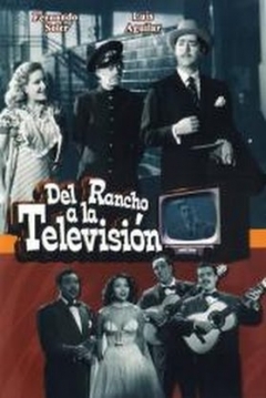 Poster Del rancho a la televisión 