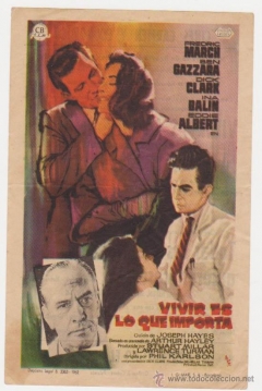 Poster Vivir es lo que Importa