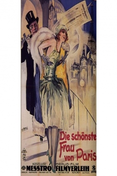 Poster Die schönste Frau von Paris