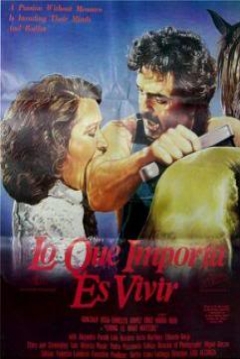 Poster Lo que importa es vivir