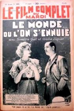Poster Le monde où l'on s'ennuie
