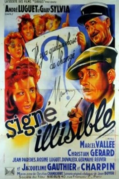 Poster Signé illisible