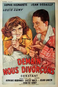 Poster Demain nous divorçons