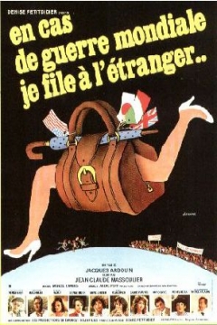 Poster En cas de guerre mondiale, je file à l'étranger