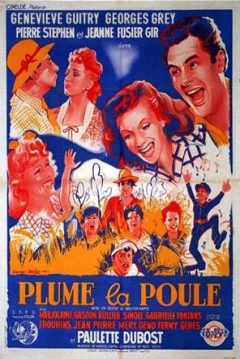 Poster Plume la poule