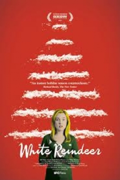 Poster White Reindeer