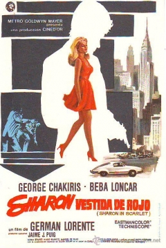 Poster Sharon Vestida de Rojo