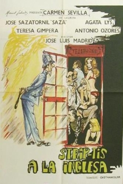 Poster Strip-tease a la Inglesa