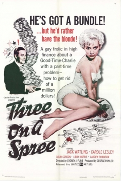 Poster Three on a Spree