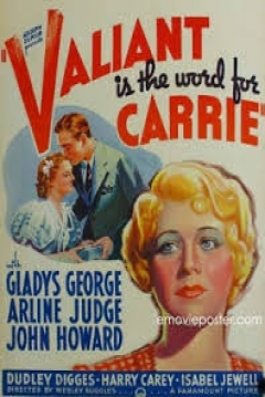 Poster Valiant is the Word for Carrie