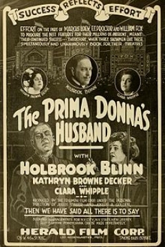 Poster The Prima Donnas Husband