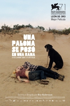 Poster Una paloma se posó en una rama a reflexionar sobre la existencia