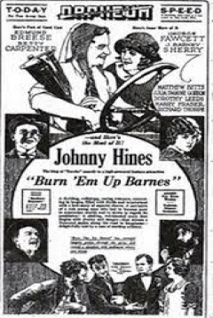 Poster Burn 'Em Up Barnes