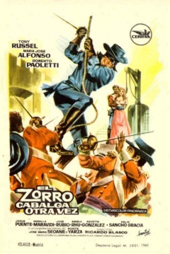 Poster El Zorro Cabalga Otra Vez
