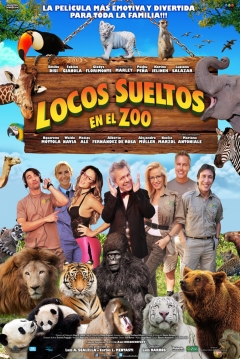 Poster Locos Sueltos en el Zoo